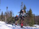 Kyle Pickering and Bobby McDowell walking across Canada